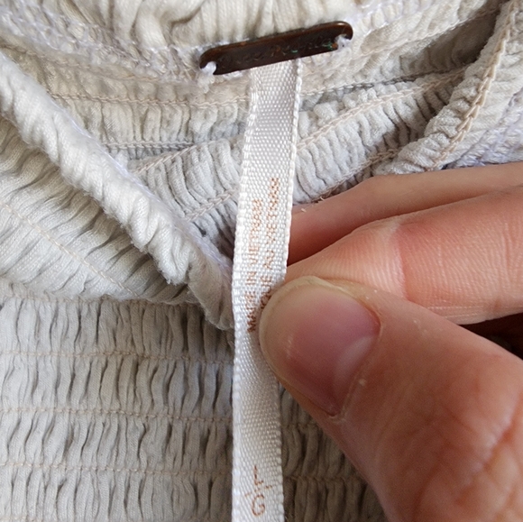 Free People Smocked Crop Top - Picture 2 of 3